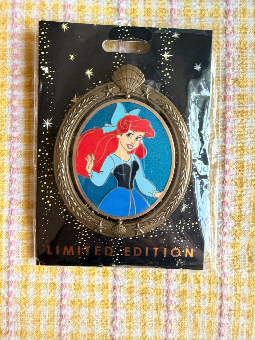 D23 2022 MOG WDI LE 300 Magical Transformation Ariel Spinner Pin Little Mermaid